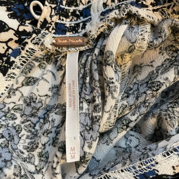 Free People floral dress/tunic mock turtleneck long sleeve - Picture 5 of 9